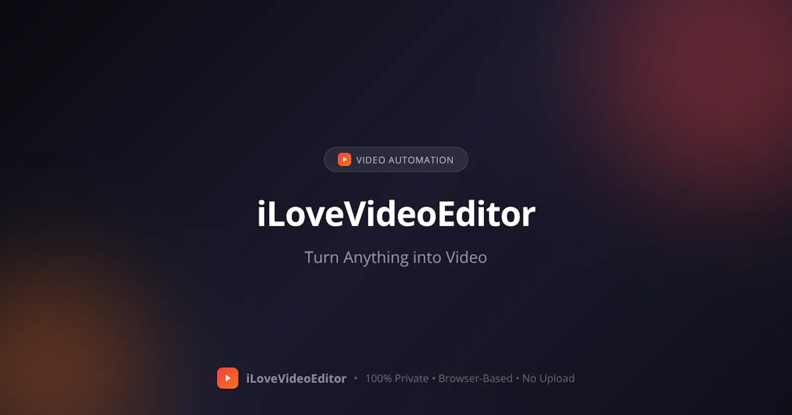 iLoveVideoEditor screenshot 1