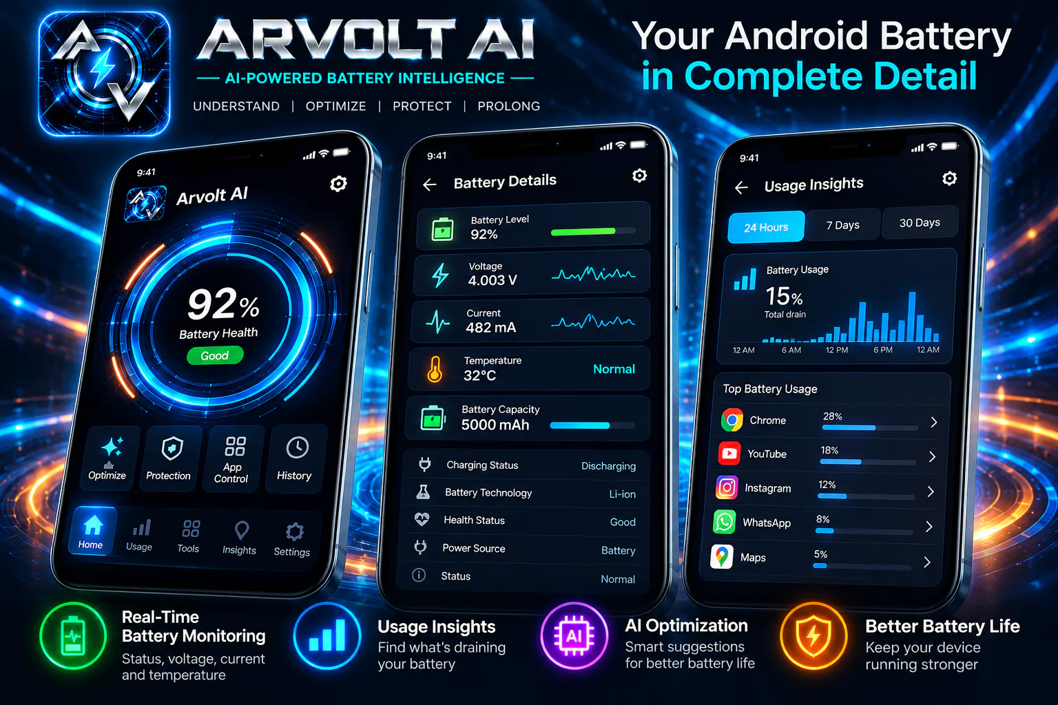 Arvolt AI – AI-Powered Battery App gallery image