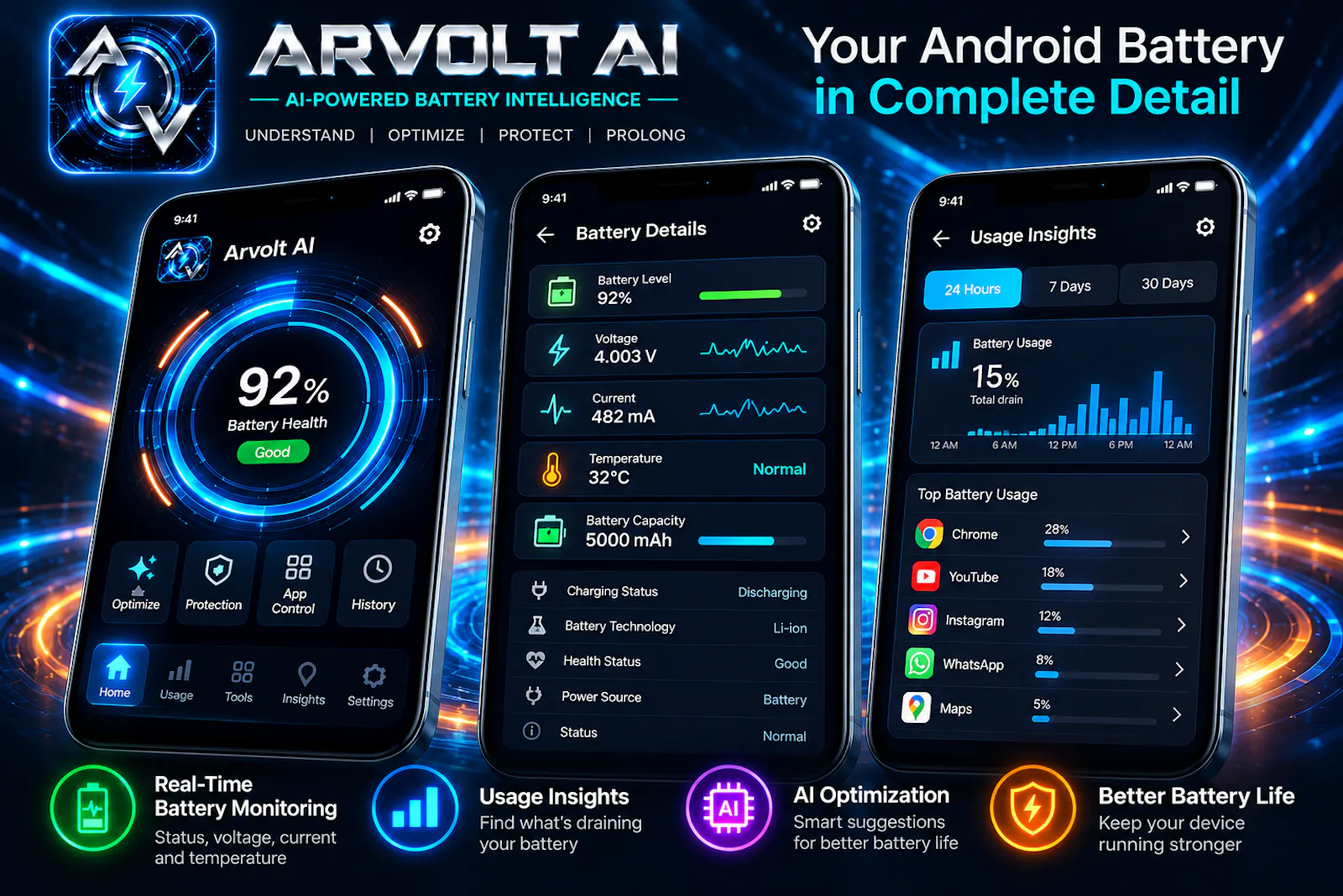 Arvolt AI – AI-Powered Battery App screenshot 3