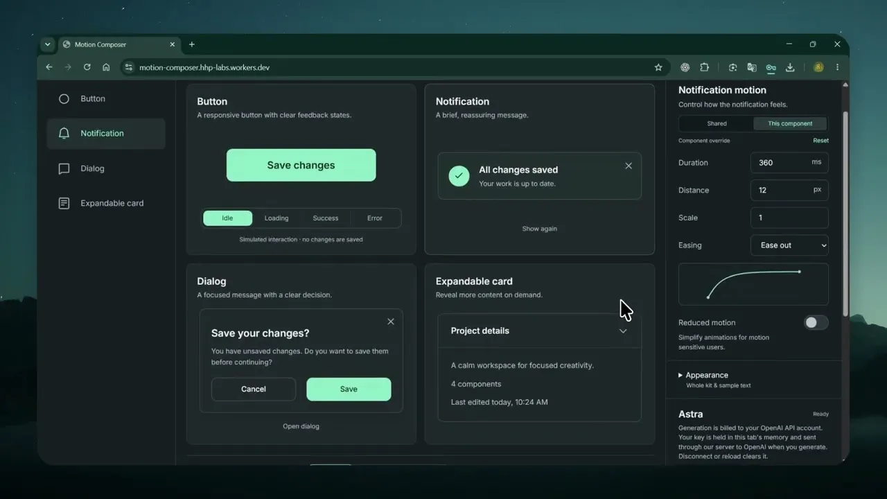Motion Composer gallery image