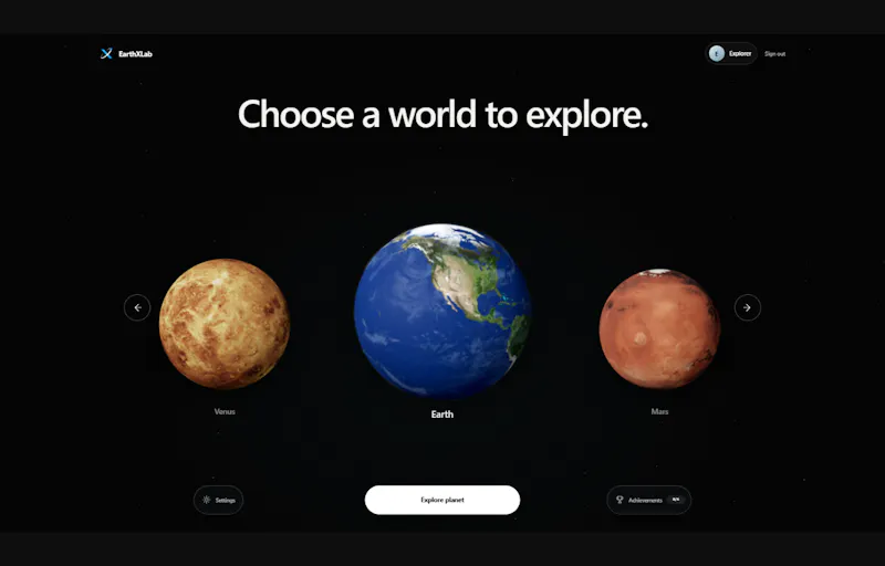 EarthXLab screenshot 2