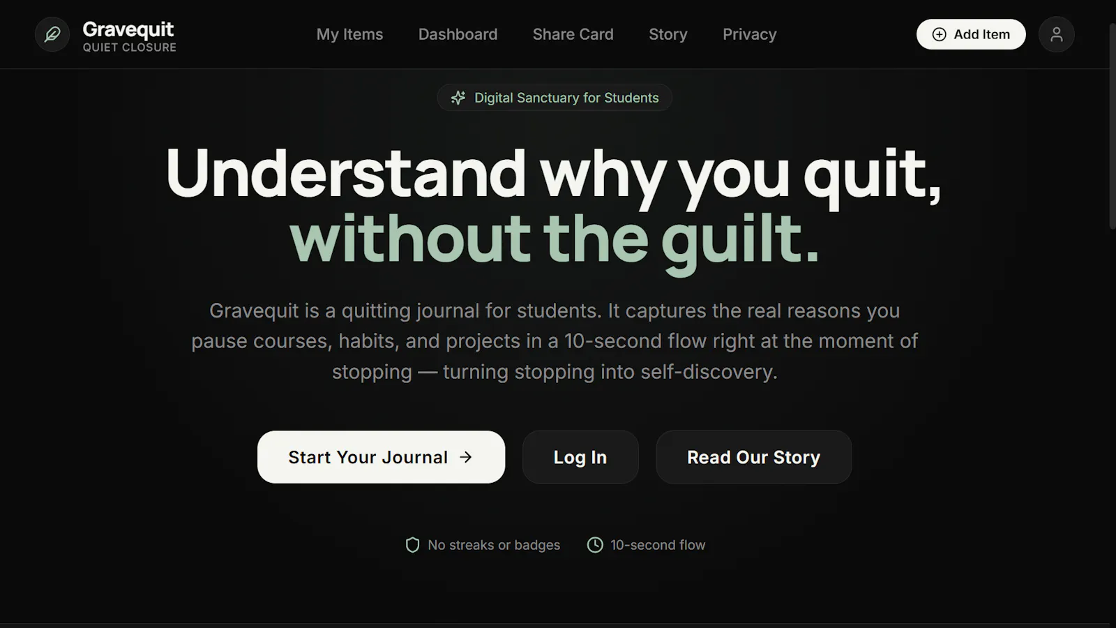 Gravequit screenshot 2