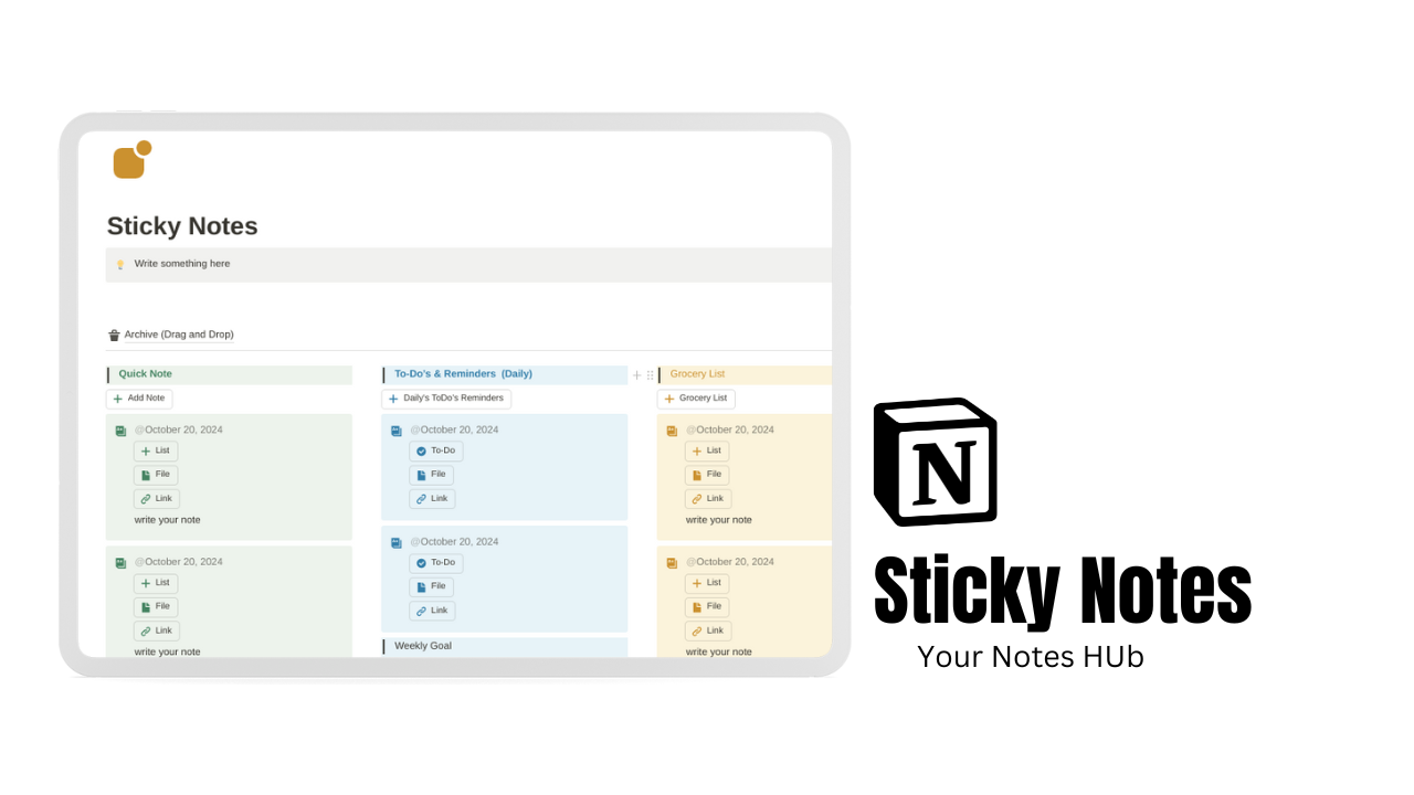 Sticky Notes gallery image