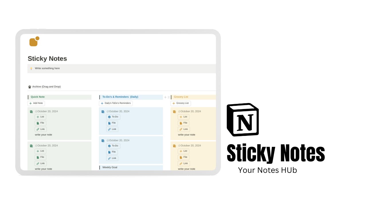 Sticky Notes media 1