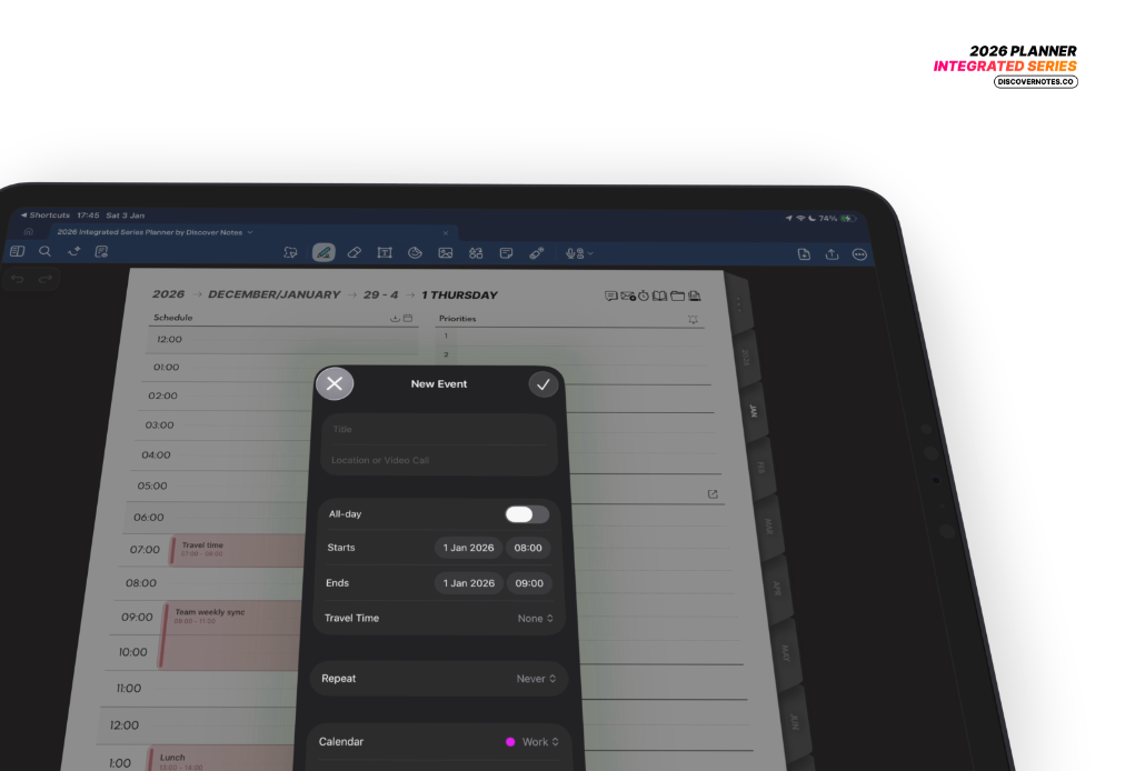 2026 Digital Planner Integration - Screenshot 5 showing product features and functionality