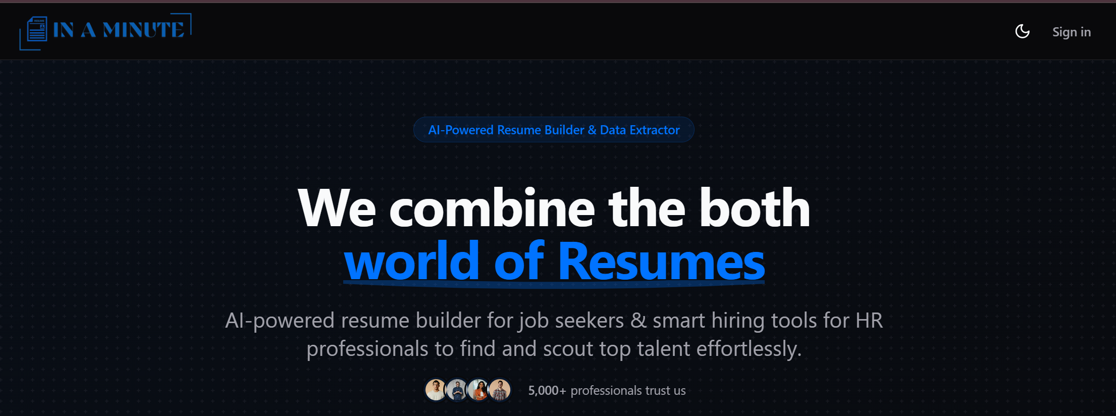 Média Reprendre dans une minute - Combiner les deux mondes du CV 2