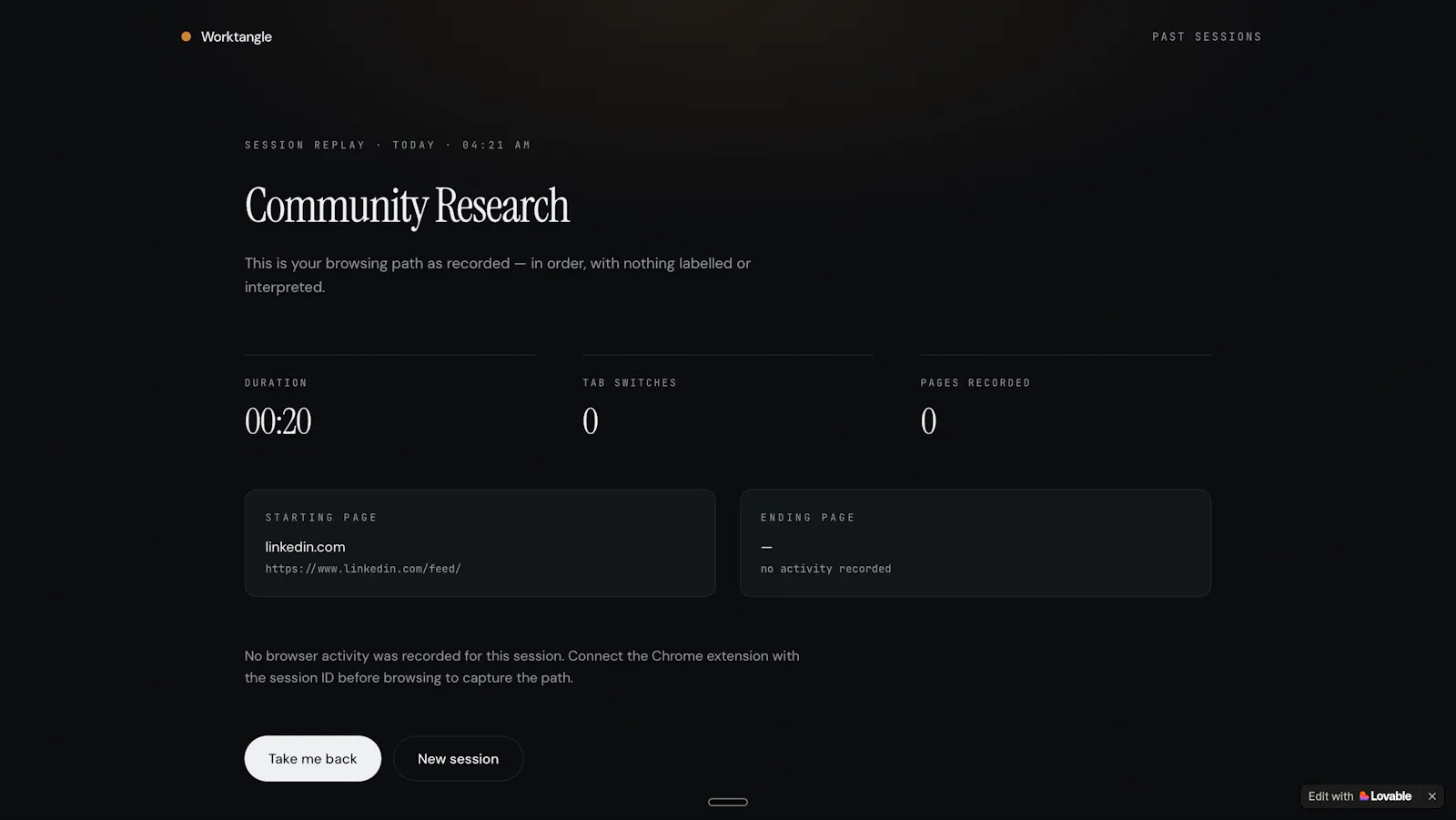 Worktangle screenshot 3