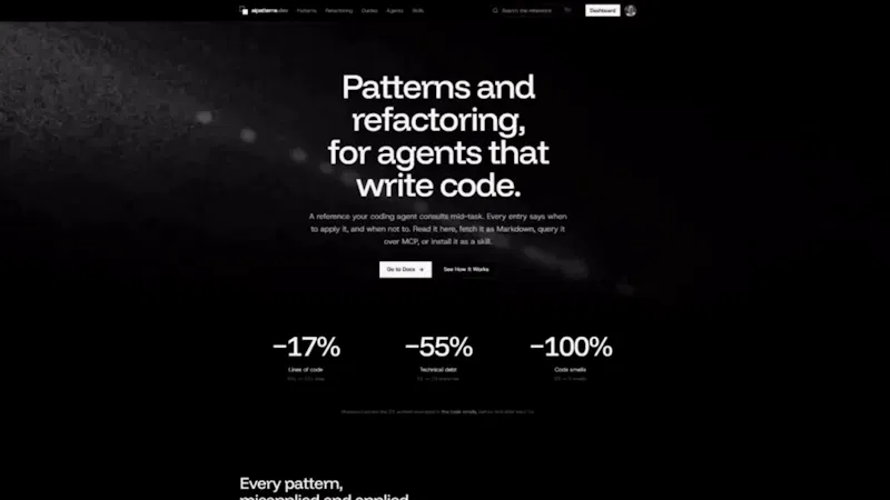 AI Patterns Dev screenshot 1 (video preview)