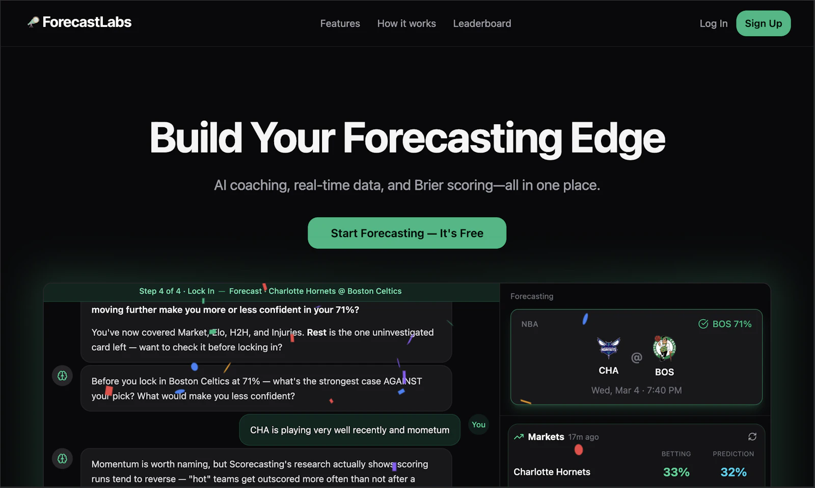 ForecastLabs screenshot 2