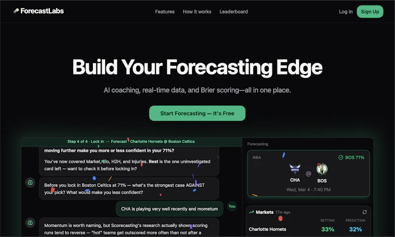 ForecastLabs screenshot 2