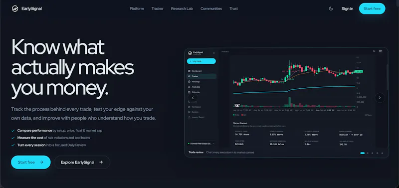 EarlySignal screenshot 1