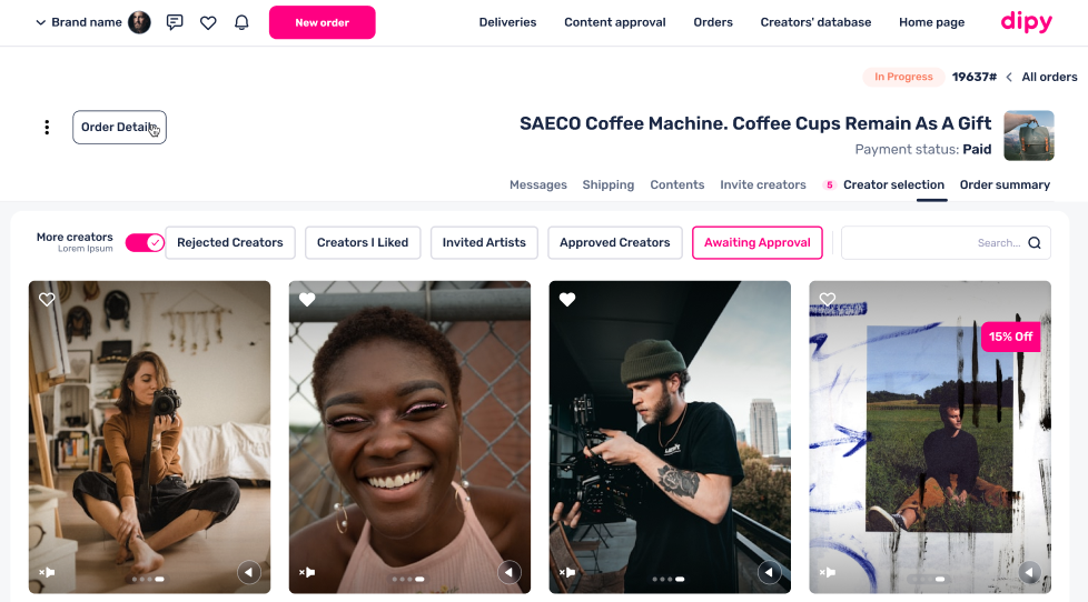 dipy - Screenshot 3 showing product features and functionality