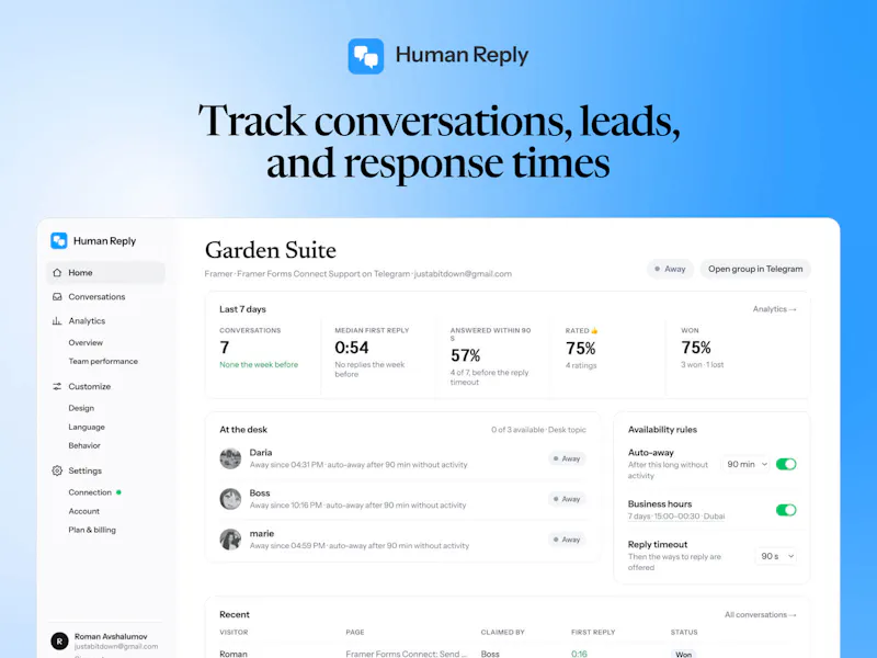 Human Reply screenshot 2