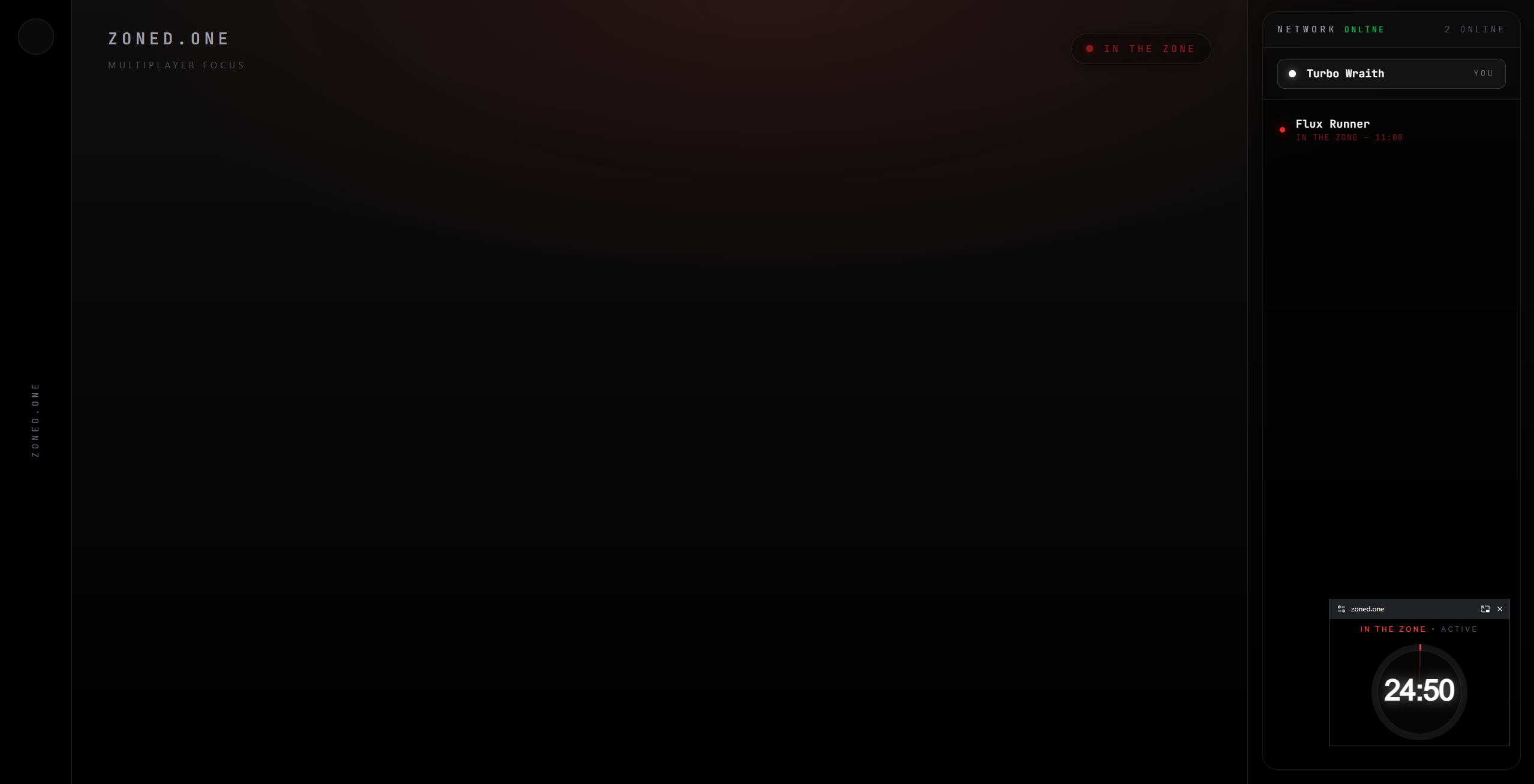 ZONED.ONE - Screenshot 3 showing product features and functionality