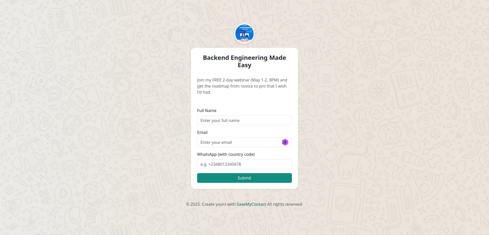 Media SaveMyContact - Simpan setiap kenalan dengan serta -merta, tidak perlu menaip 1