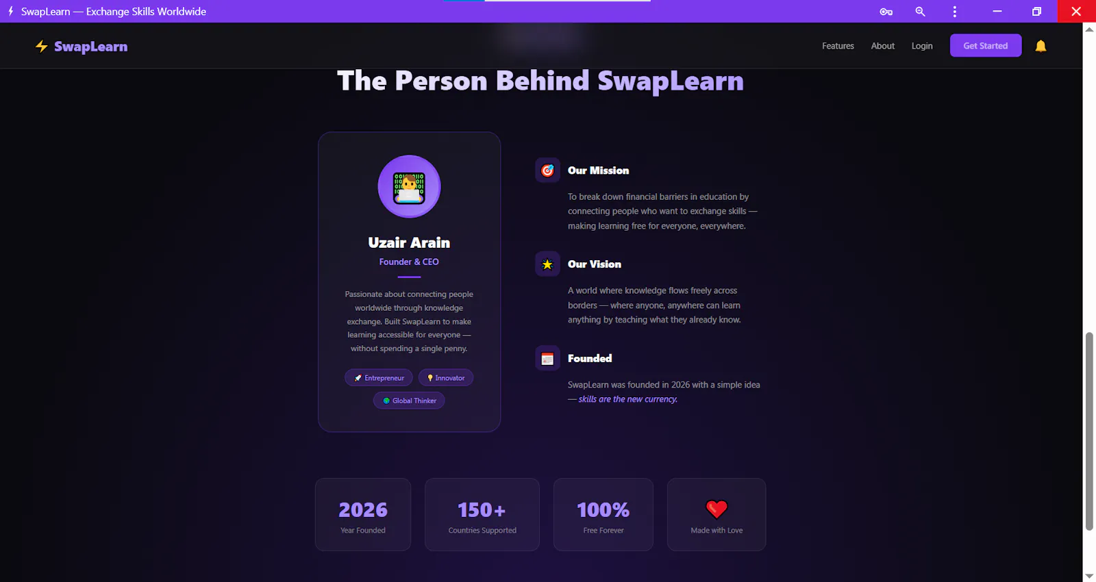 SwapLearn — Exchange Skills Worldwide screenshot 2