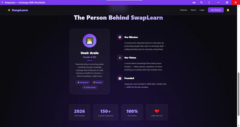SwapLearn — Exchange Skills Worldwide screenshot 2