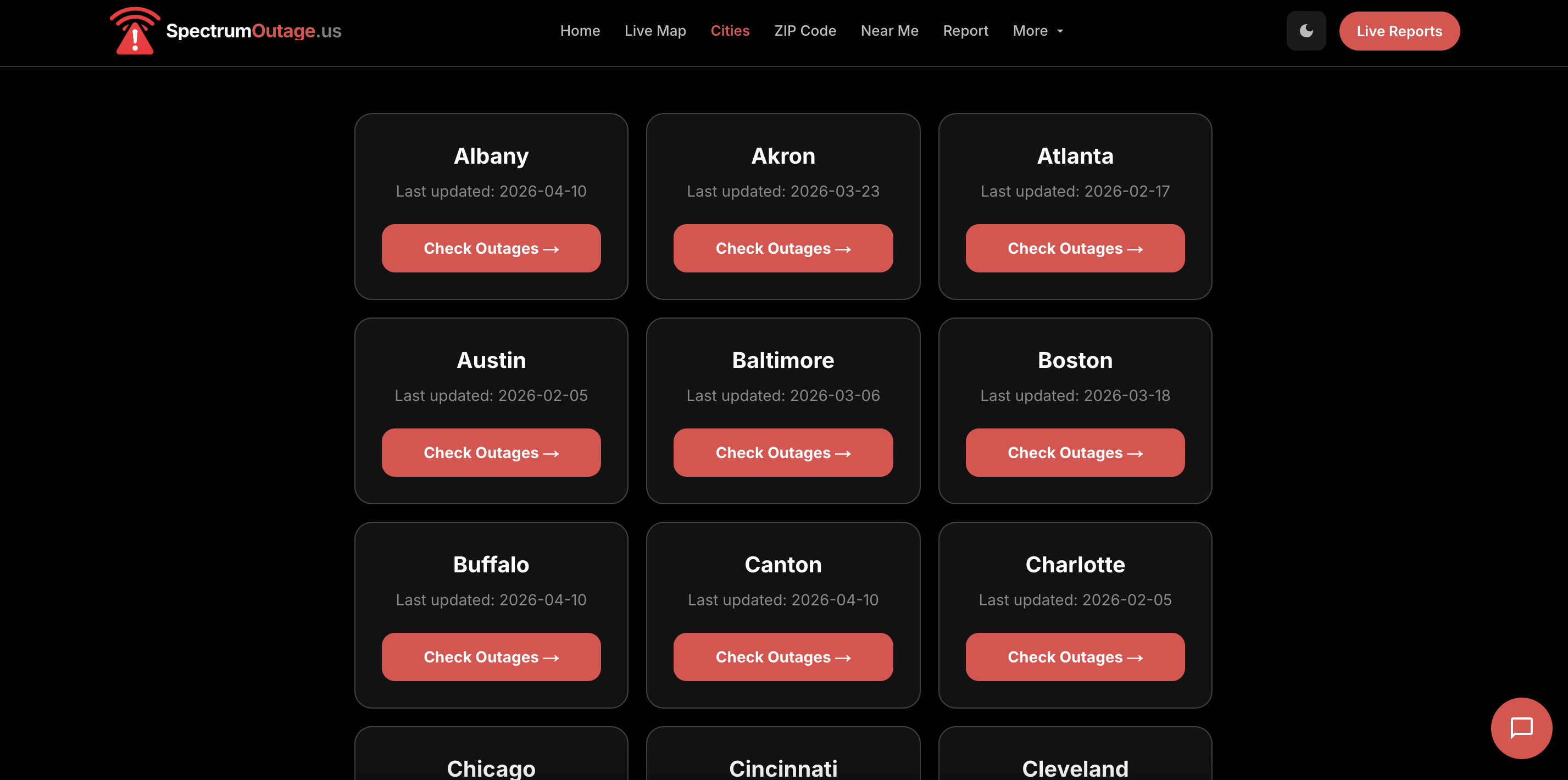 SpectrumOutage.us gallery image