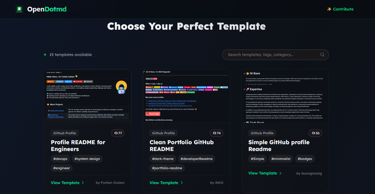 OpenDotMD - Screenshot 3 showing product features and functionality