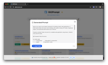 Git2Prompt gallery image