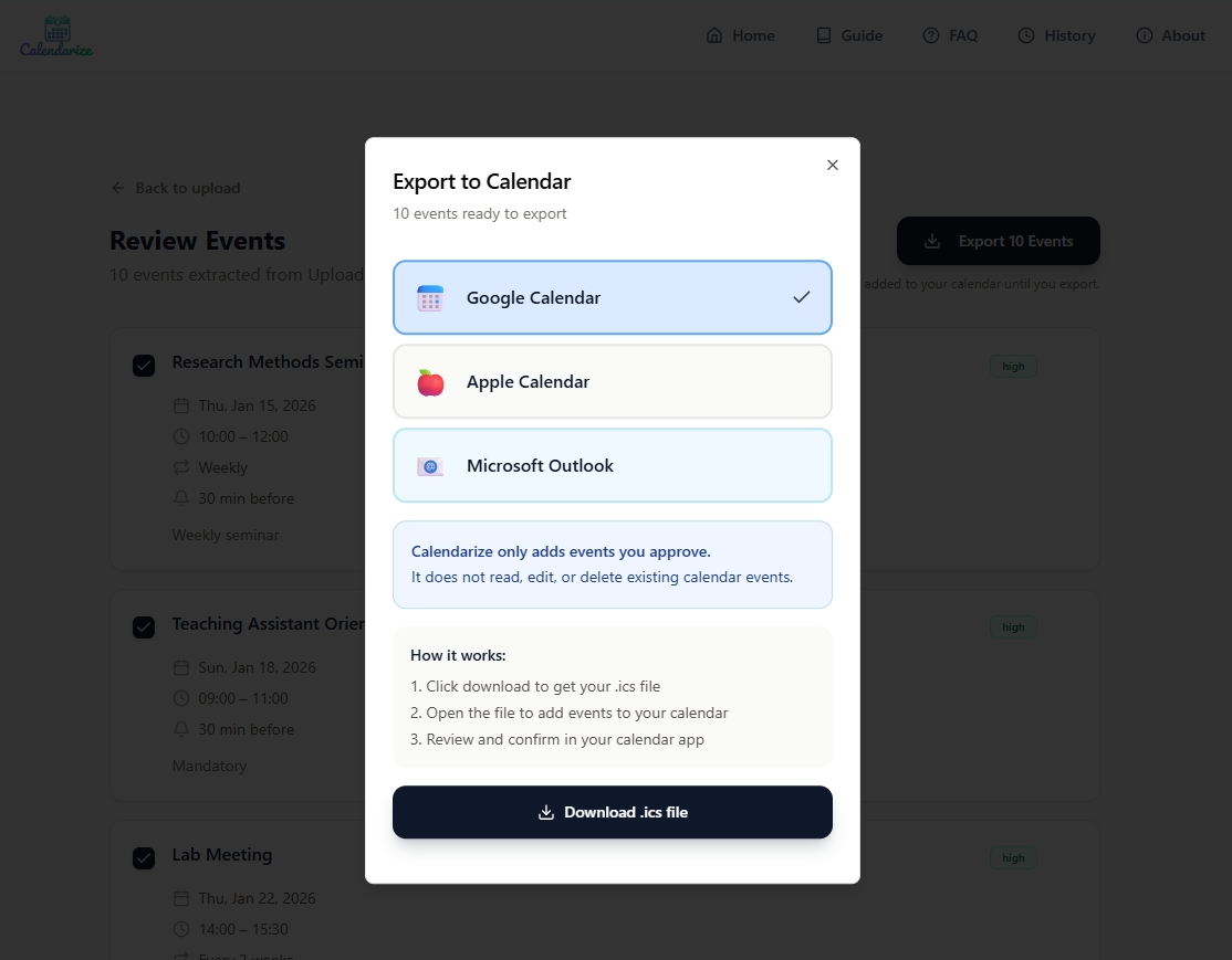 Calendarize gallery image