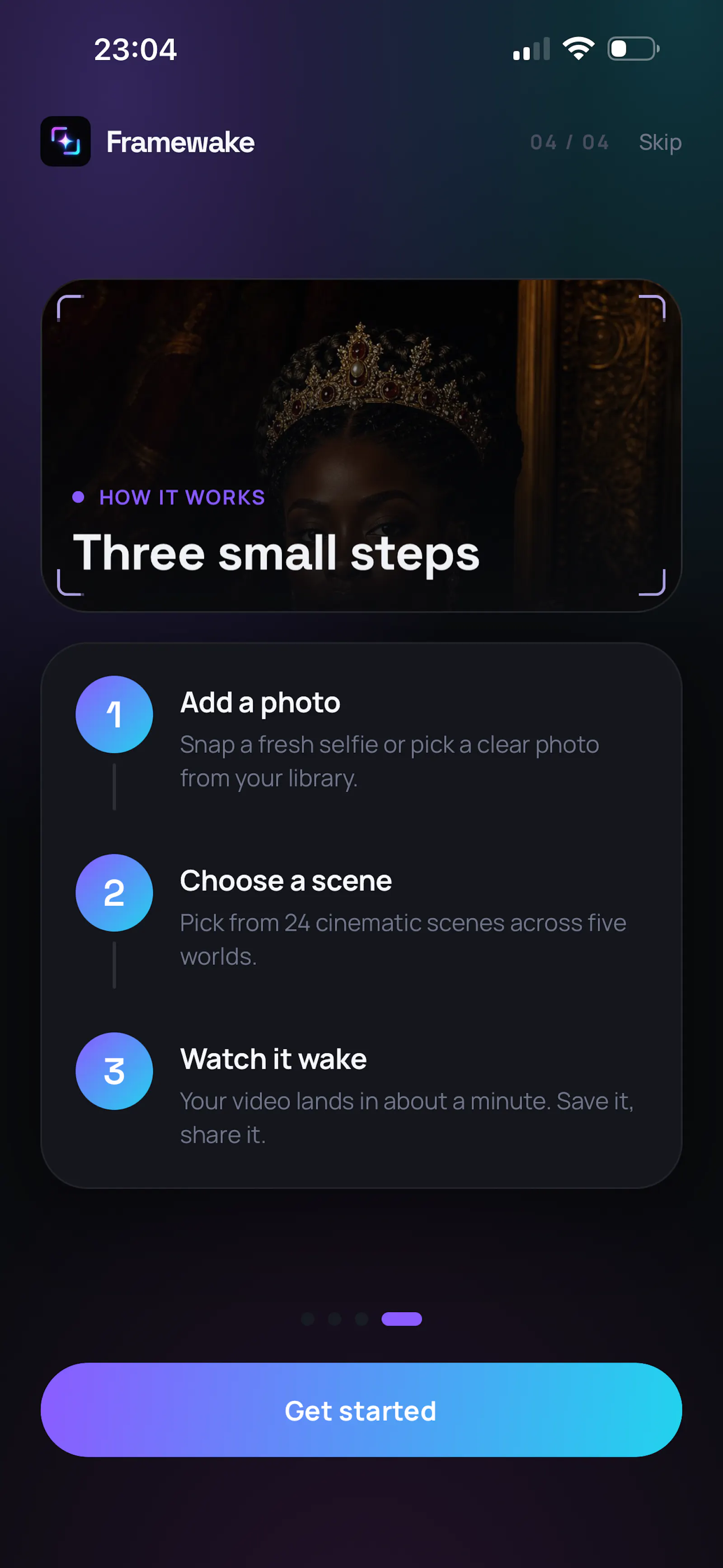 Framewake: AI Character Portraits screenshot 4