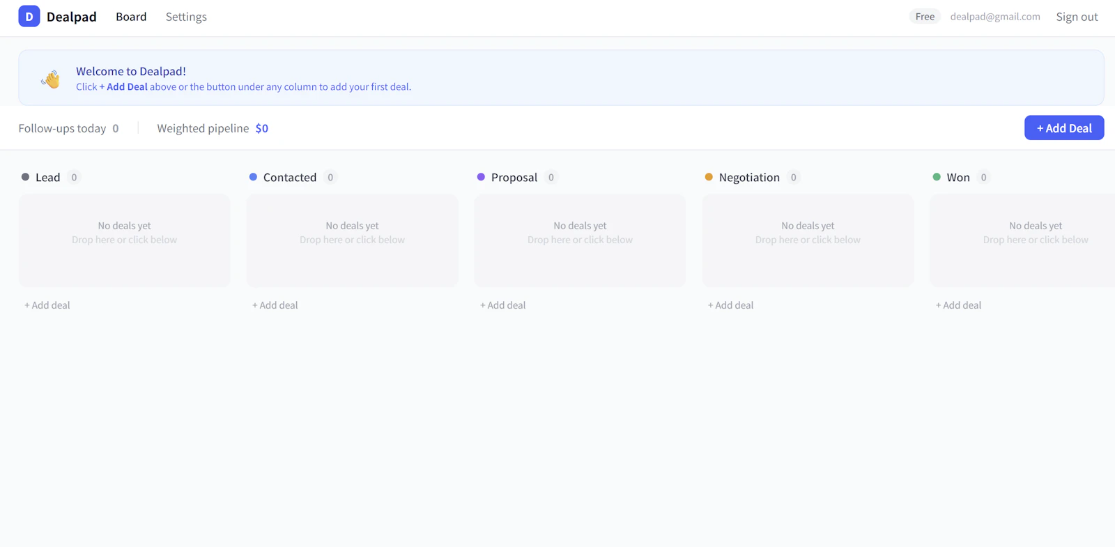 Dealpad screenshot 1