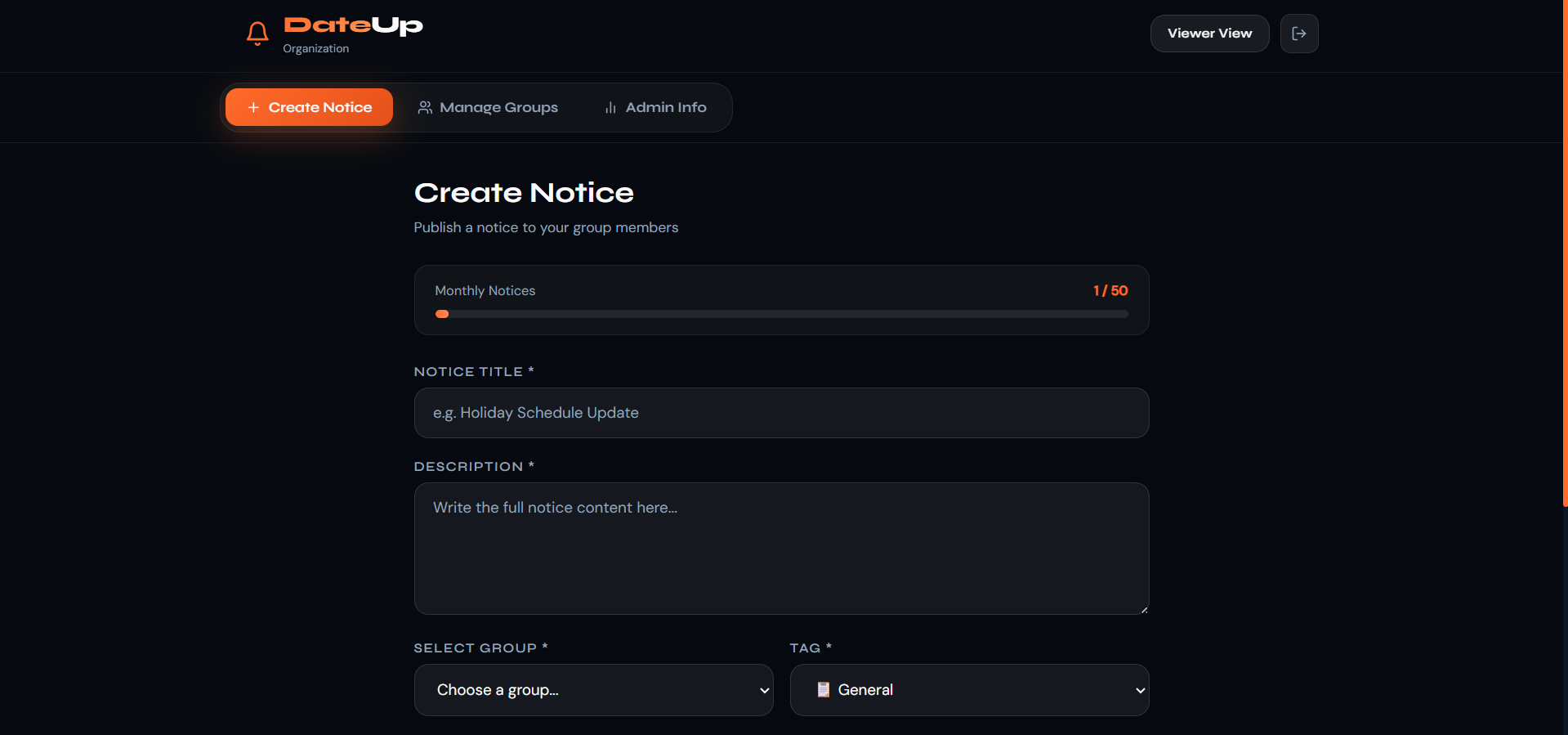 DateUp - Screenshot 2 showing product features and functionality