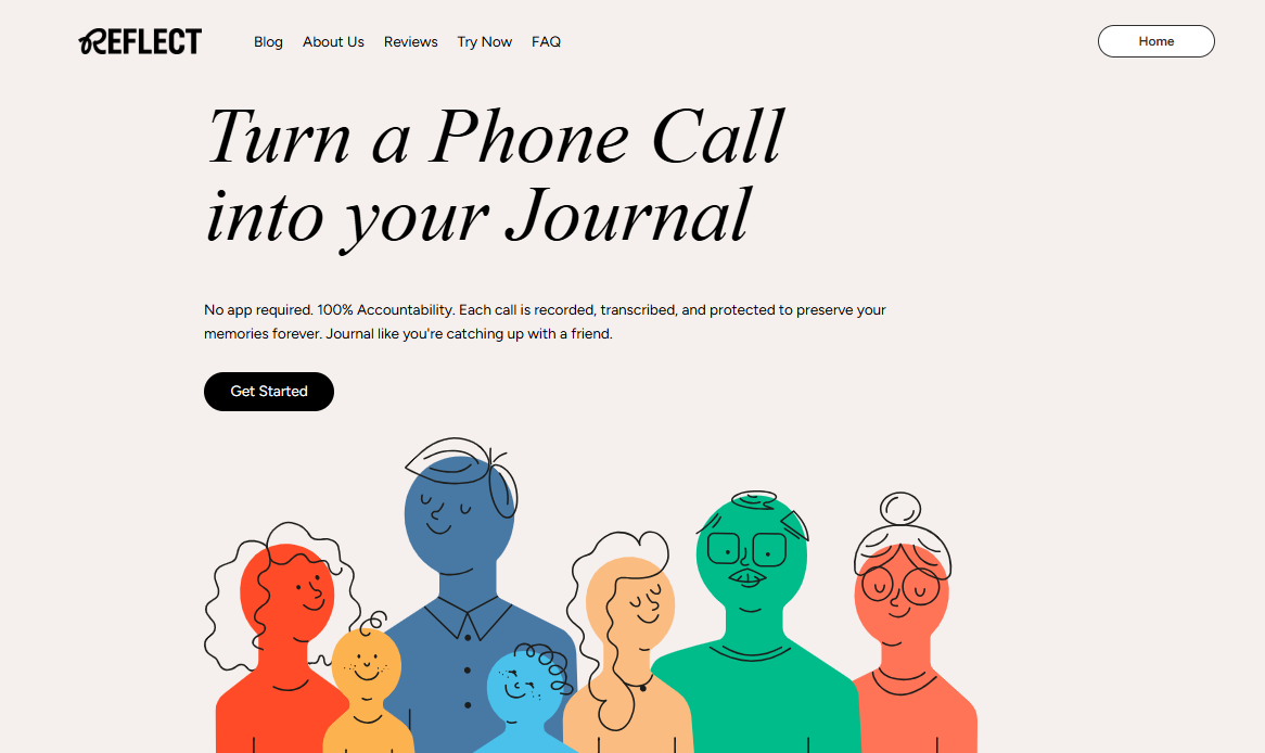 Media Mencerminkan jurnal - Jurnal melalui panggilan telefon 2
