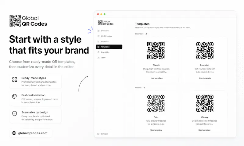 Global QR Codes screenshot 3