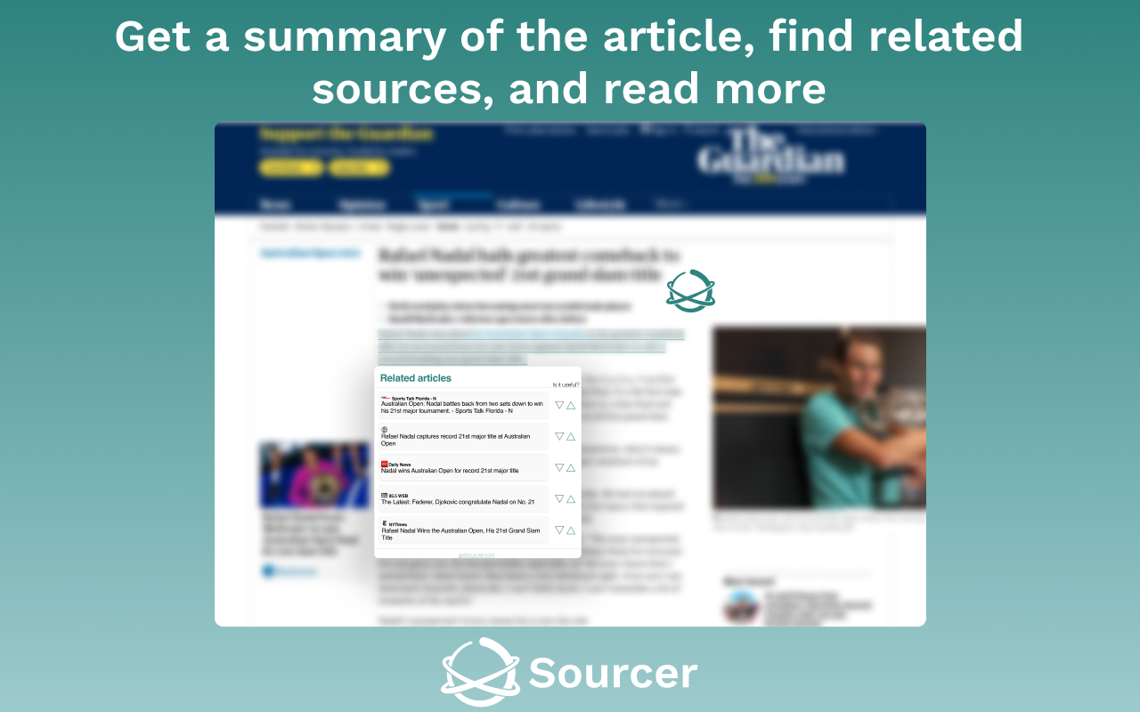 Sourcer Browser Extension gallery image