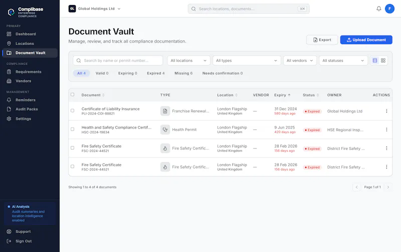 Complibase screenshot 7