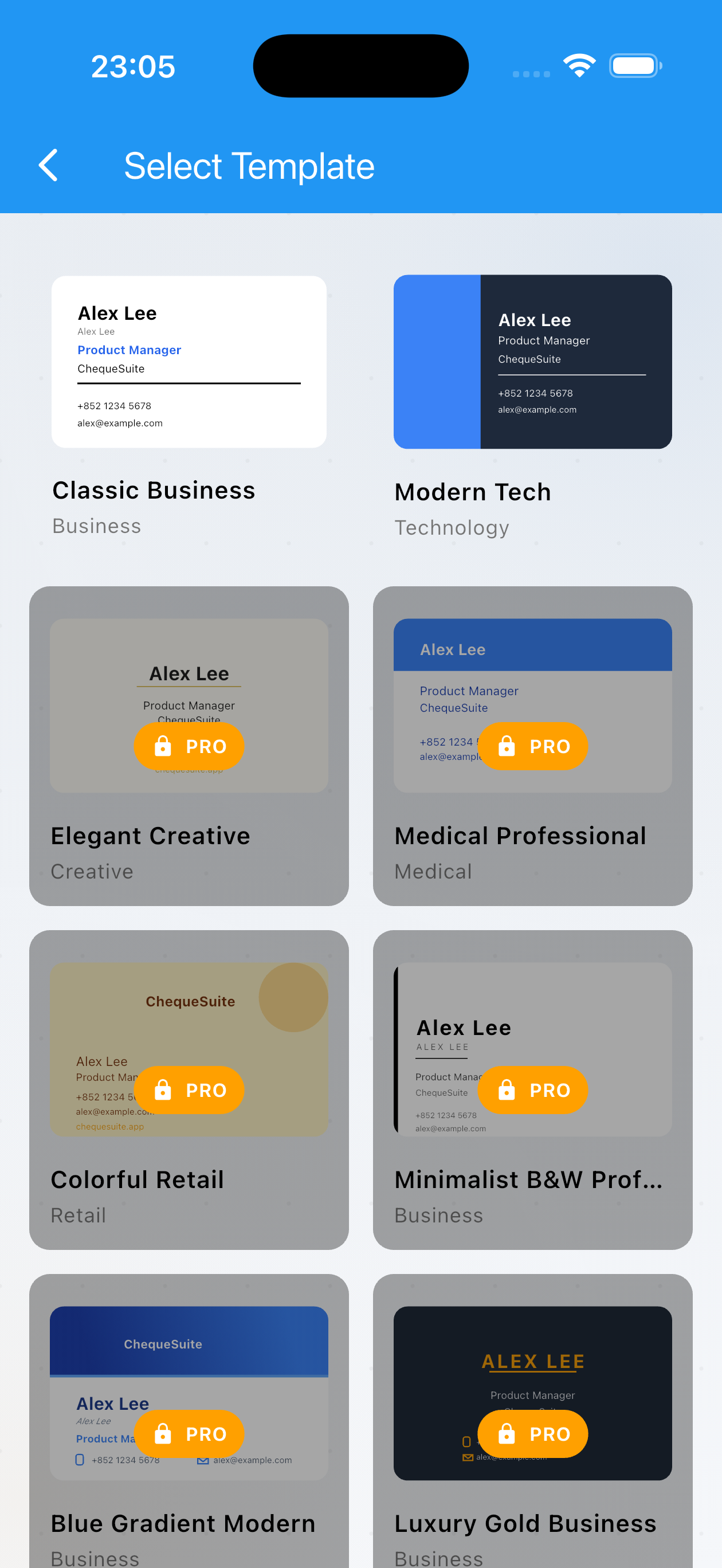 ChequeSuite - Screenshot 4 showing product features and functionality