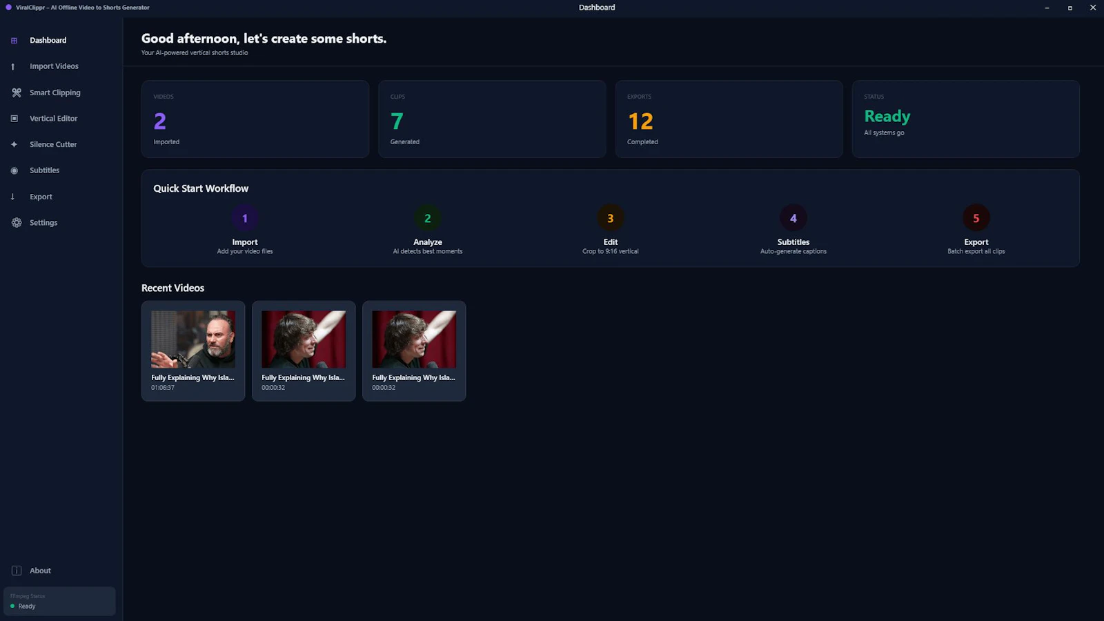 ViralClippr screenshot 2