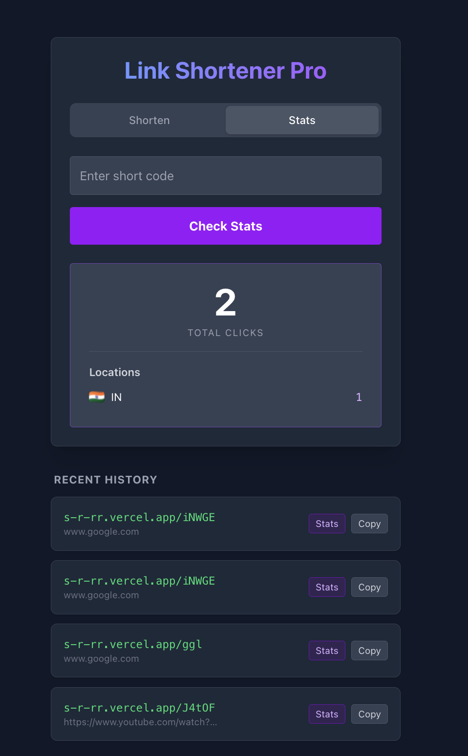 Link Shortener Pro gallery image