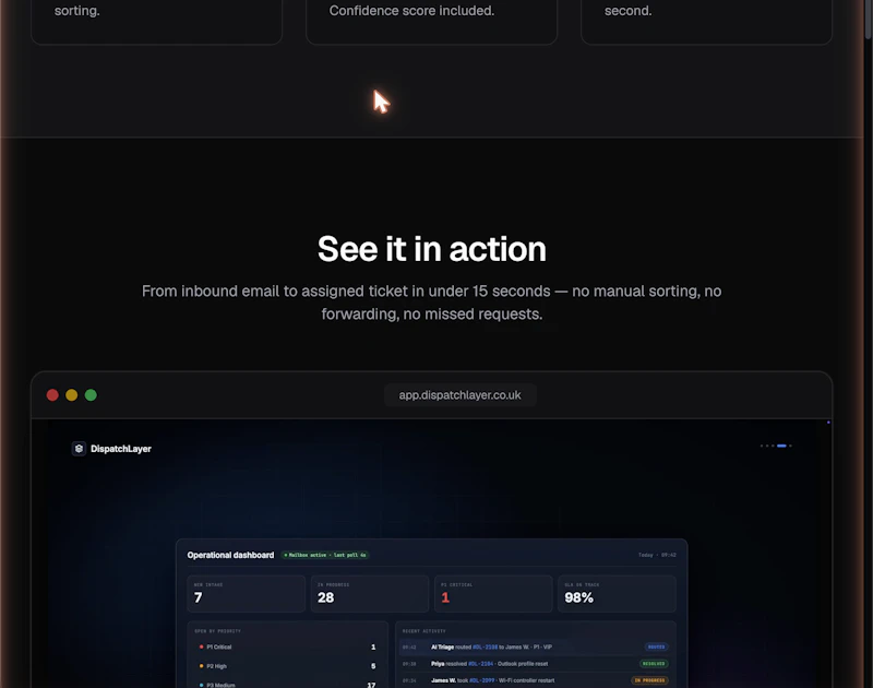 Dispatch Layer screenshot 4