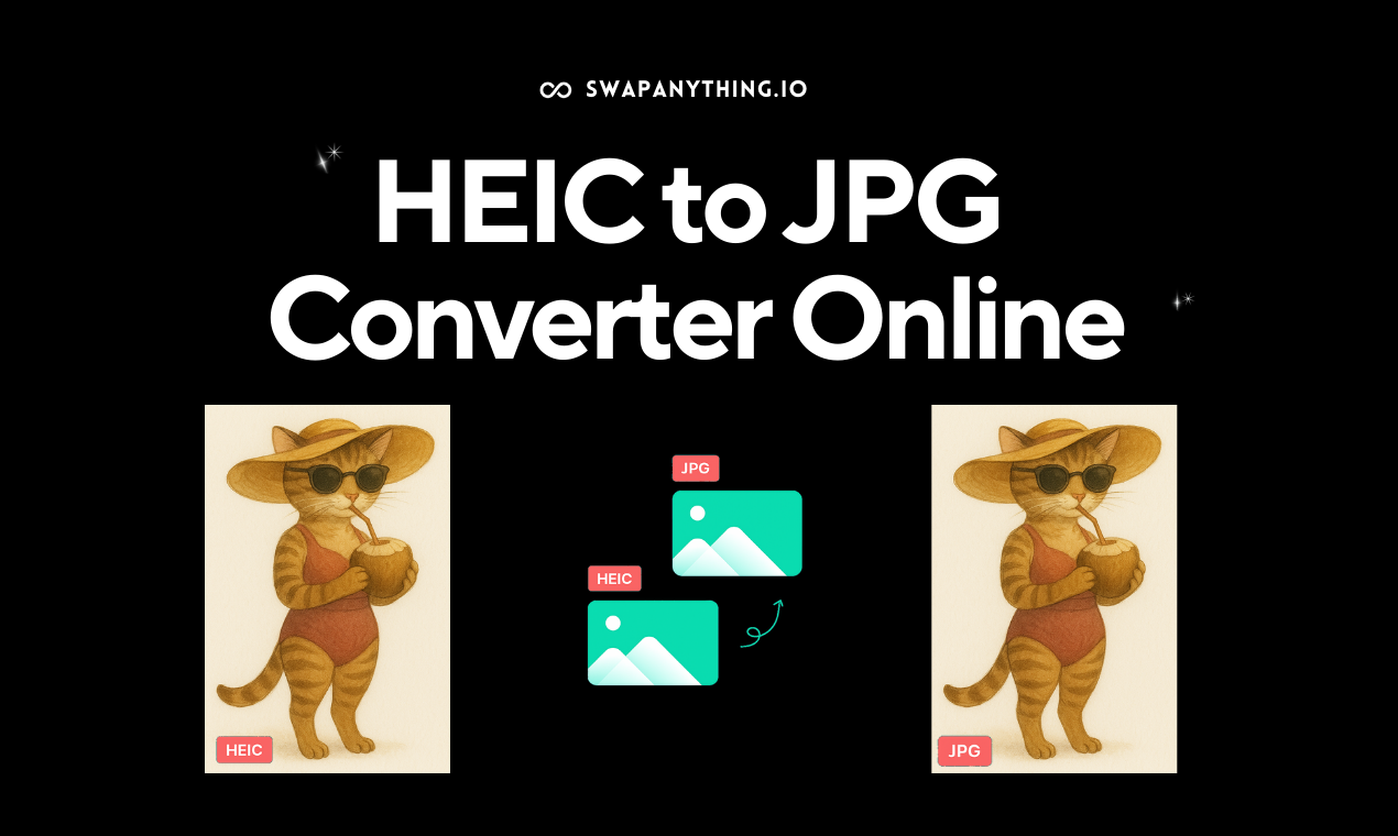 Swapanything.io - Heic voor JPG - HEIC naar JPG -converter online media 1