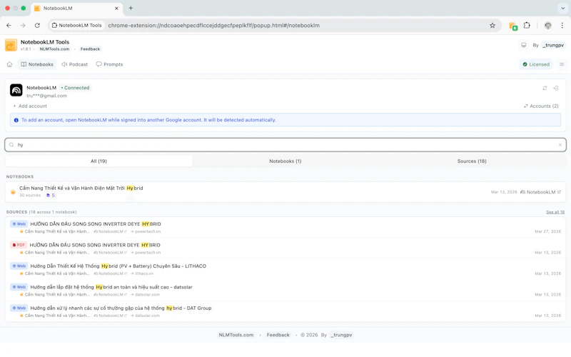 NotebookLM Tools screenshot 6