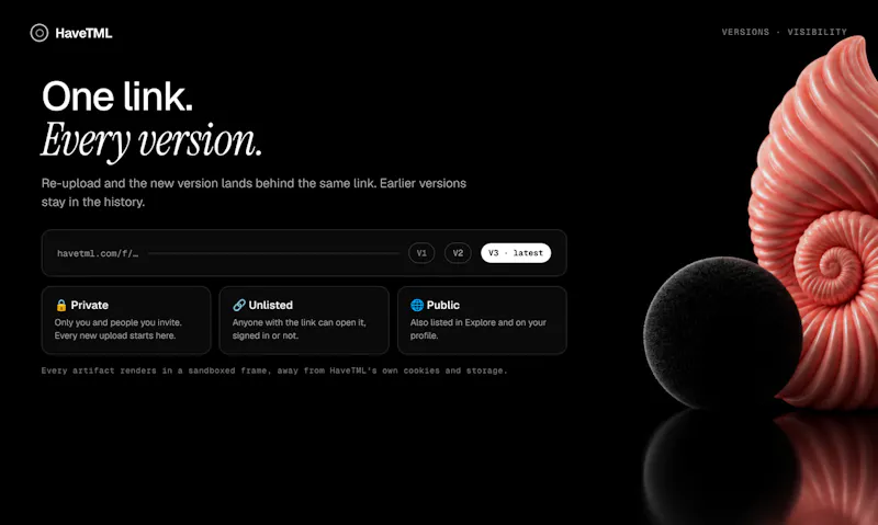 HaveTML screenshot 3