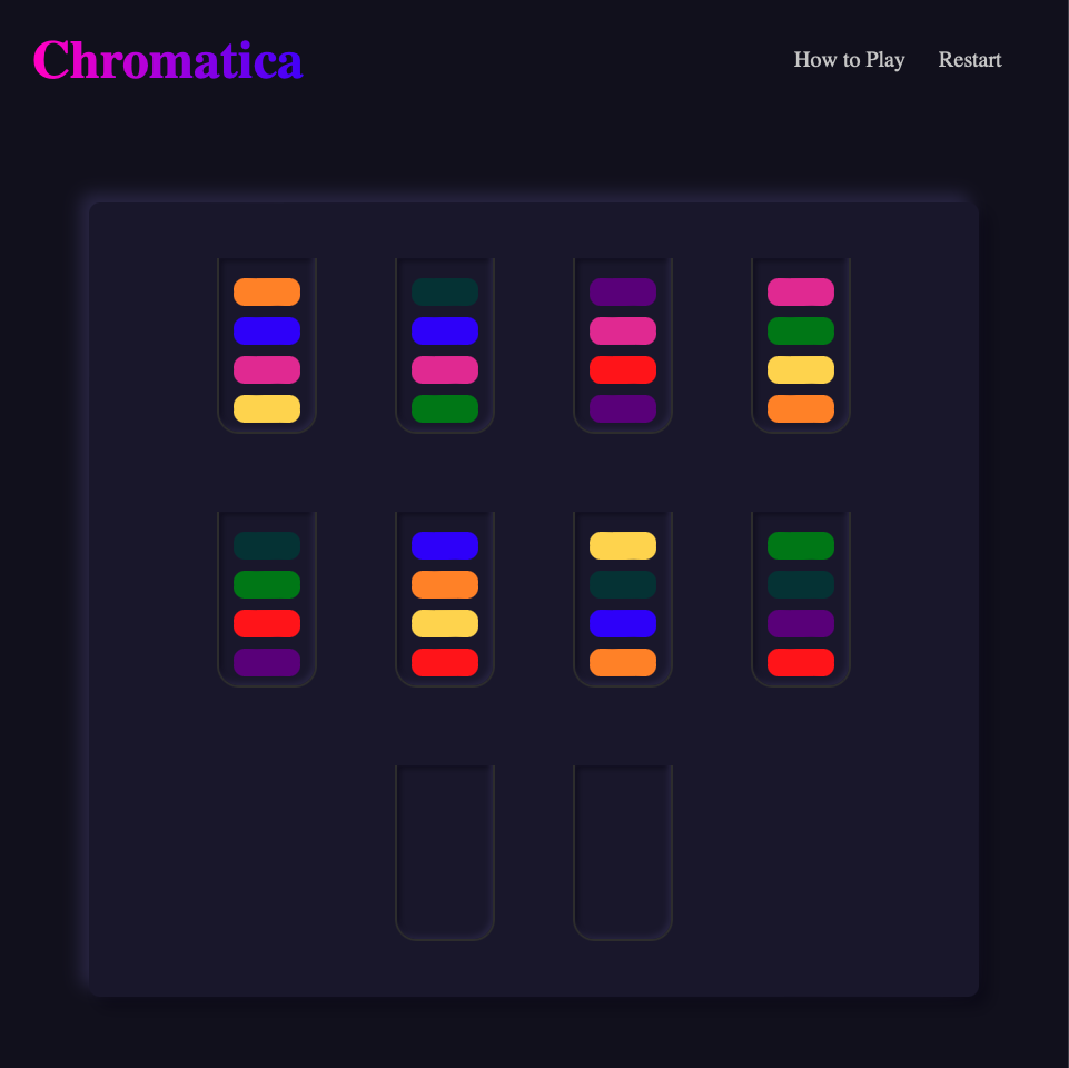 Chromatica - Daily Color Sorting Game. Think Wordle but for puzzles. media 1