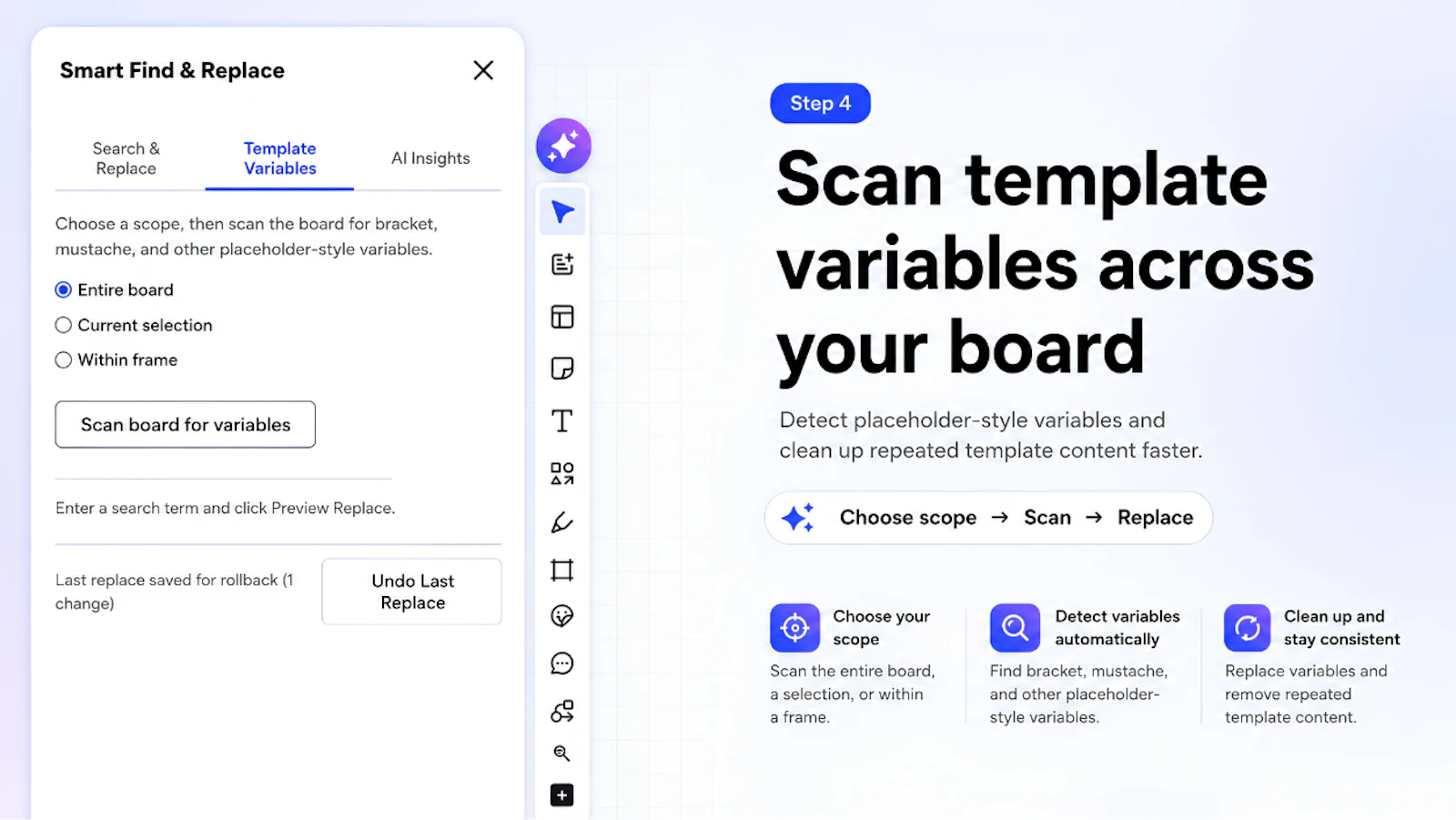 Smart Find & Replace for Miro  screenshot 5