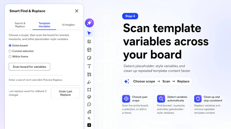 Smart Find & Replace for Miro  screenshot 5
