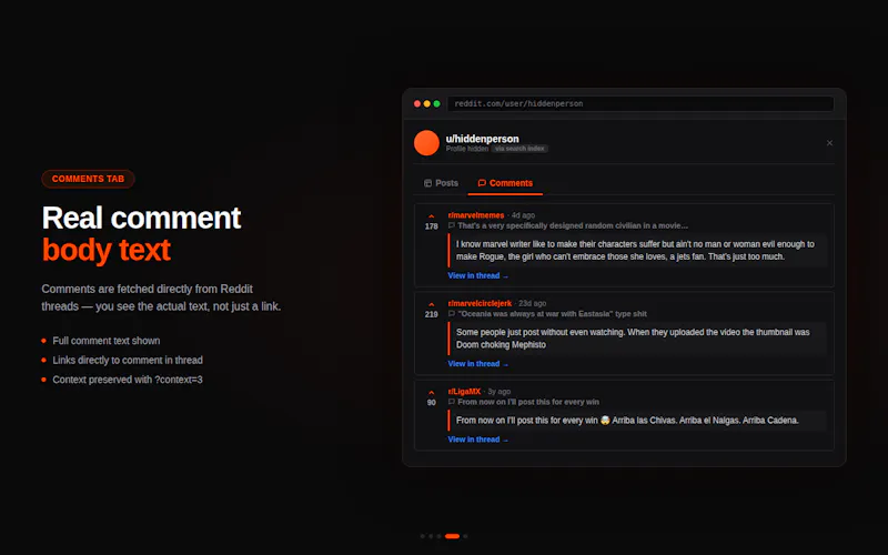 Profile Unhider  screenshot 6