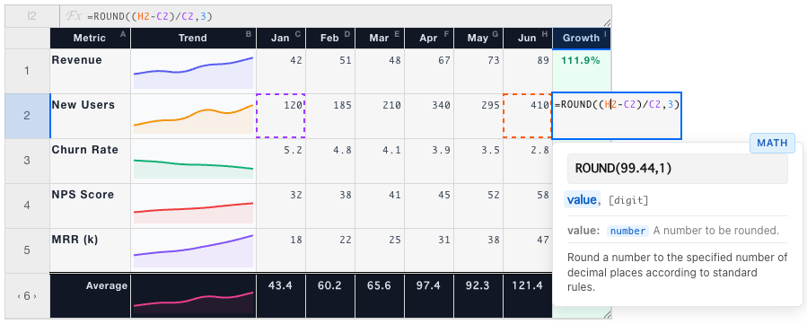 GridSheet gallery image