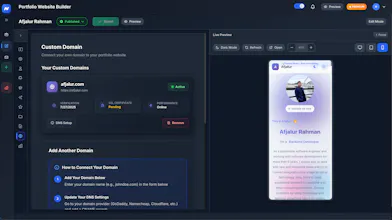 NextGenCV - AI Portfolio Website Builder gallery image