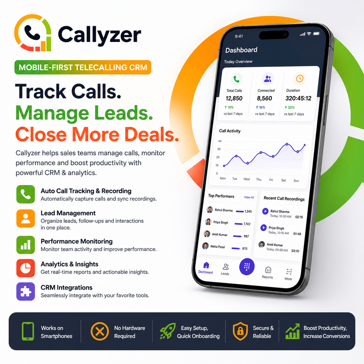 Smart Telecalling CRM - Callyzer