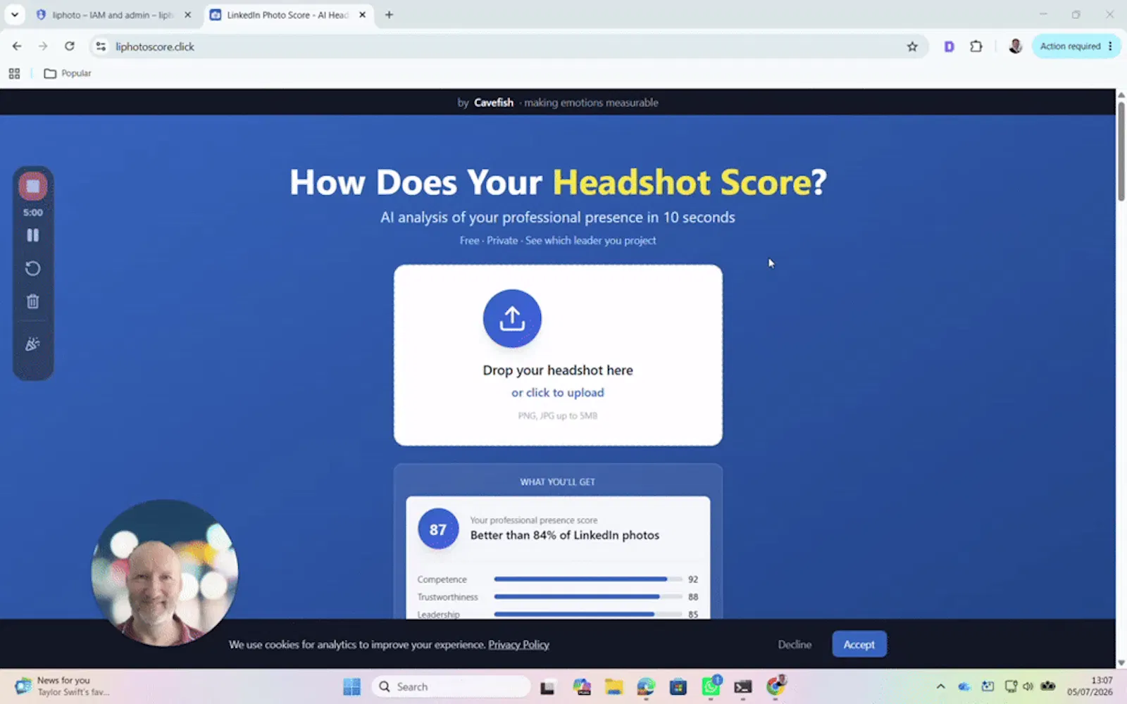 Headshot Photo Score by Cavefish screenshot 1 (video preview)