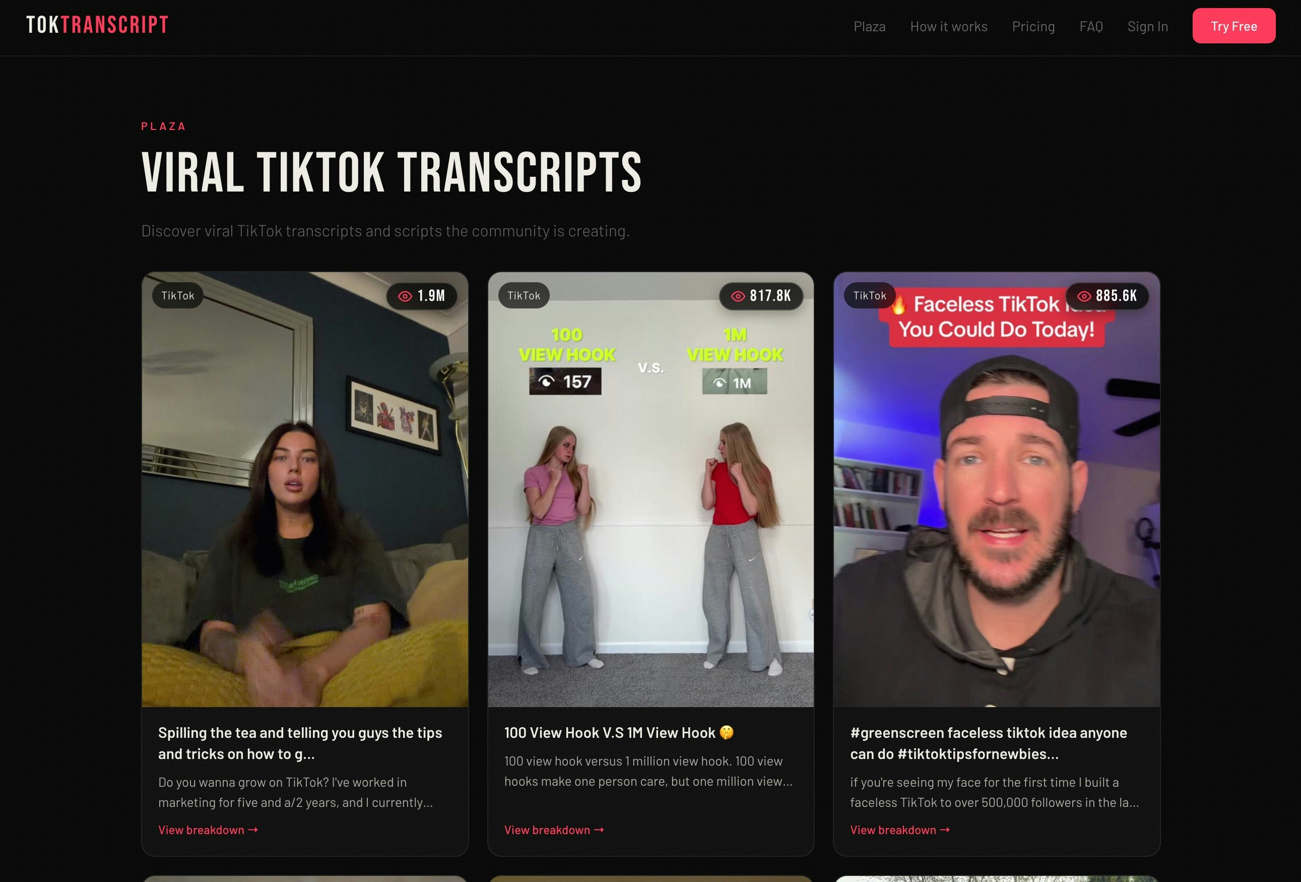 TokTranscript gallery image