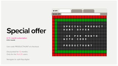 Digi-flap gallery image