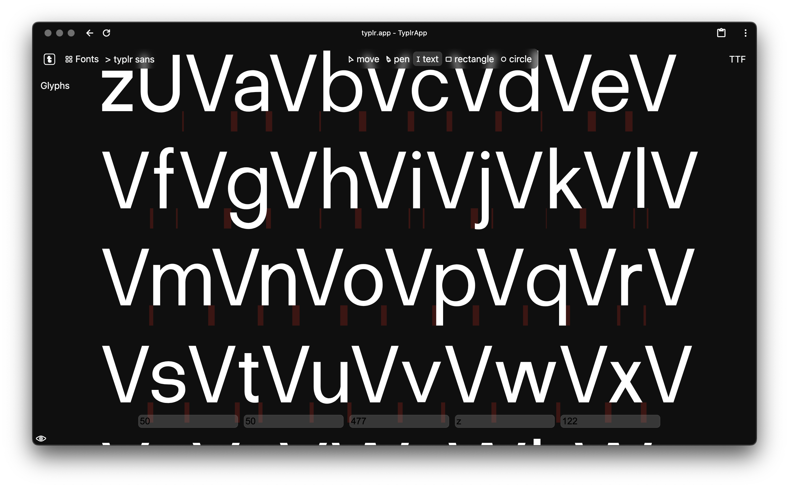 typlr.app gallery image